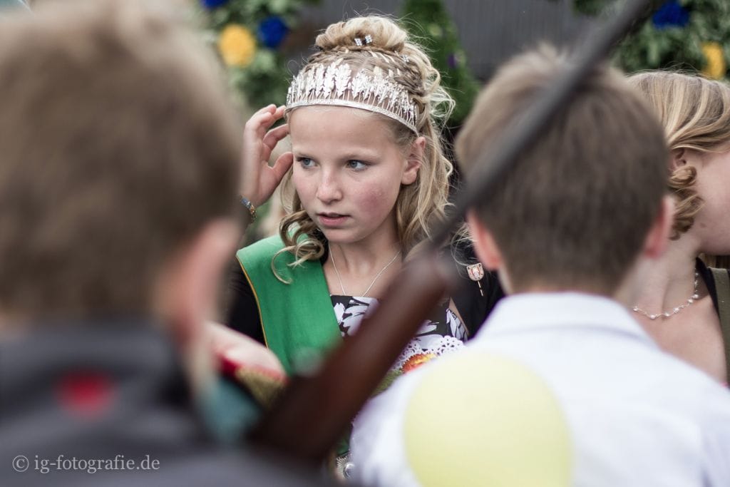 Kinderschuetzenfest Gartow: Die Königin