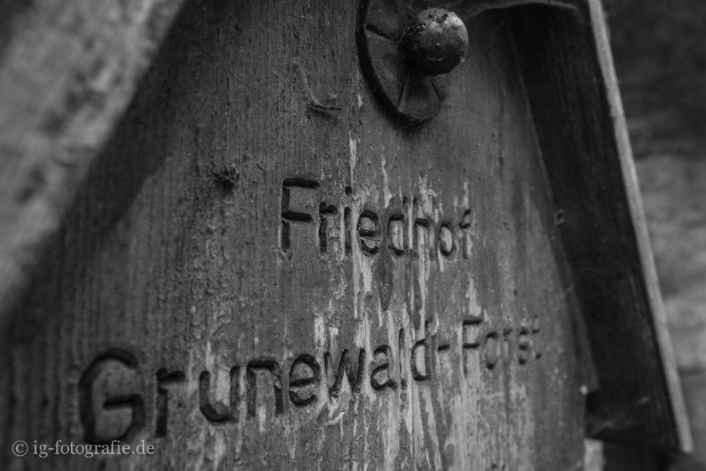 Fotolocation Selbstmörder Friedhof Grunewald Forst