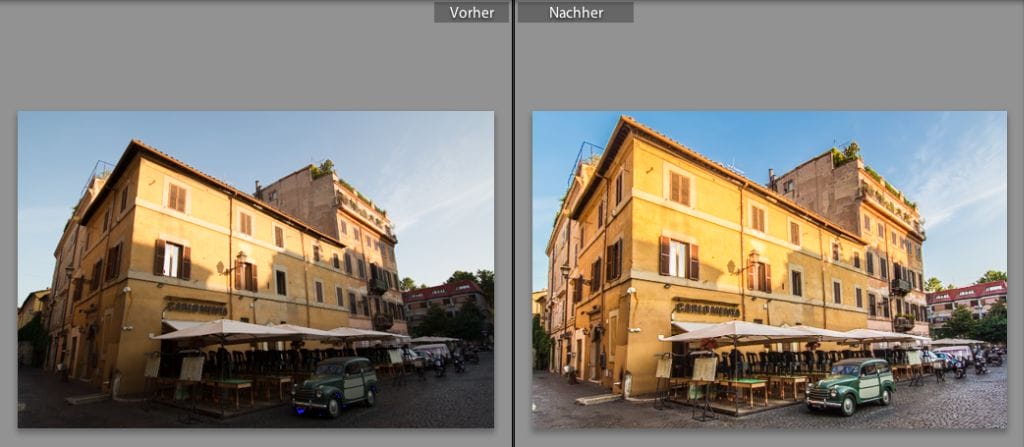 Lightroom 5 lernen: Vorher-Nachher