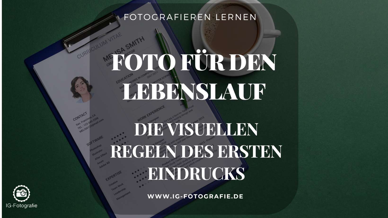 Foto im Lebenslauf - Ja oder Nein - Tipps