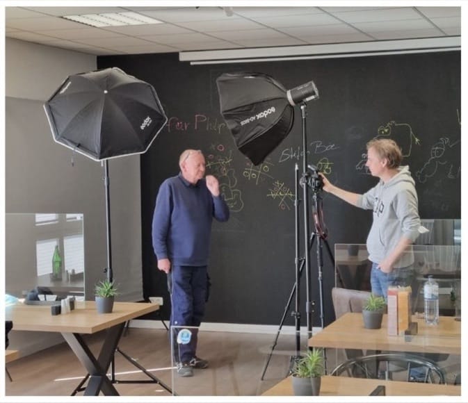 Portrait-Sessions fotografiere ich häufig mit Stativ