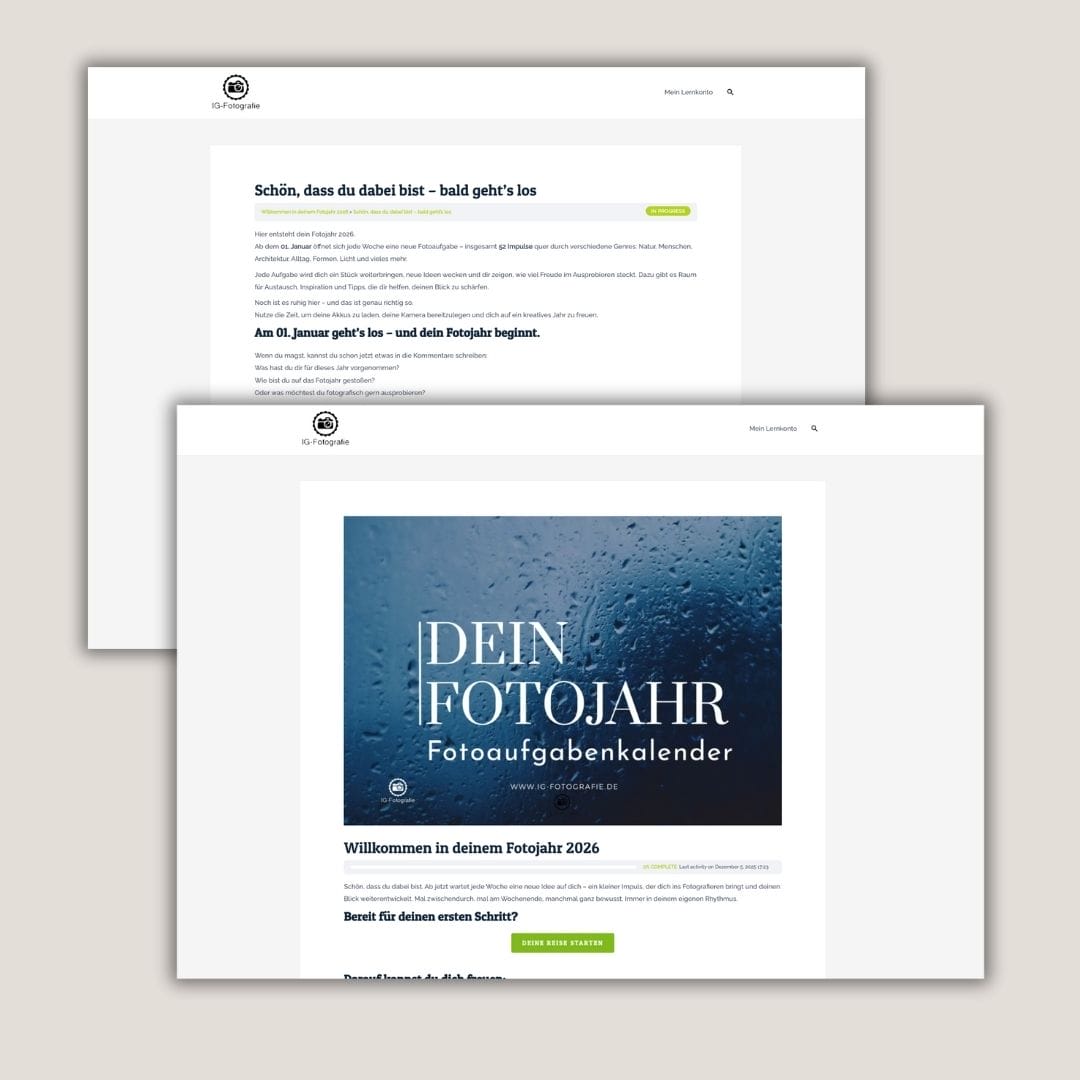 Dein Fotojahr-Design Dein Fotojahr-Design